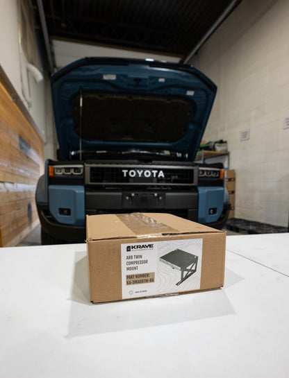 KRAVE - ARB Twin Brushless Compressor Mount | Stainless Steel | 24+ Tacoma, Land Cruiser, 25+ 4Runner