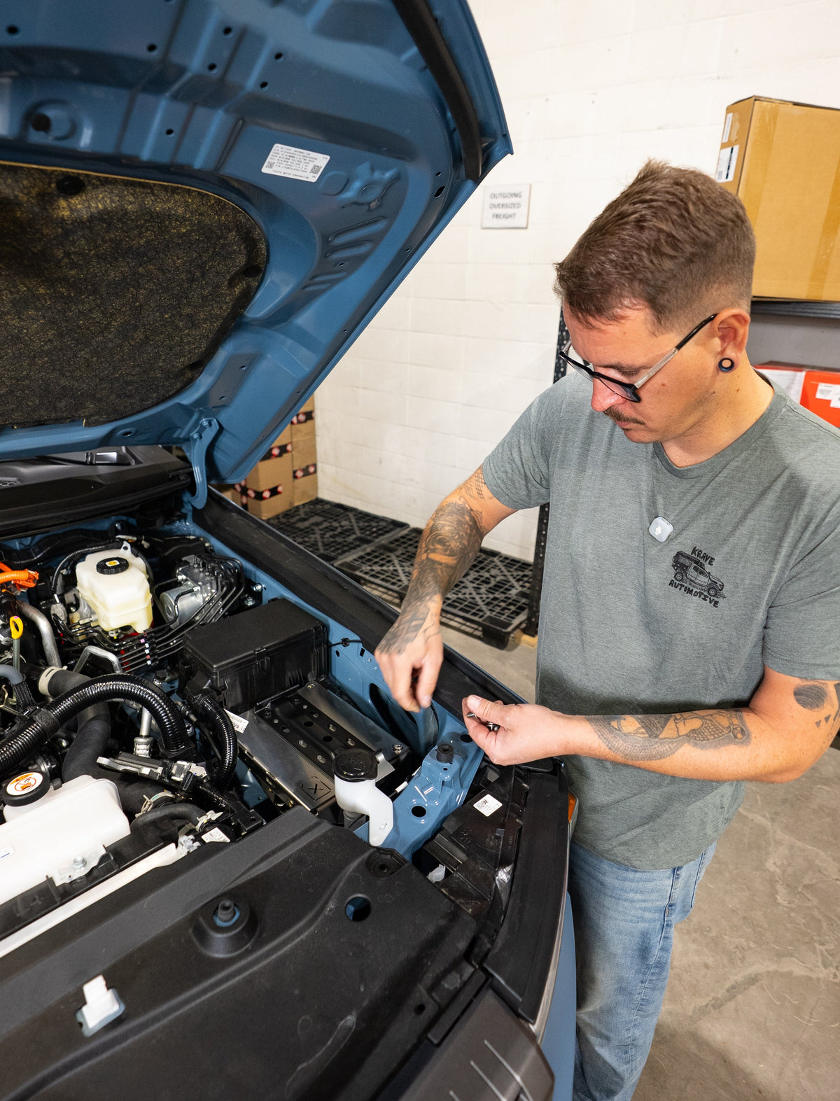 KRAVE - ARB Twin Brushless Compressor Mount | Stainless Steel | 24+ Tacoma, Land Cruiser, 25+ 4Runner