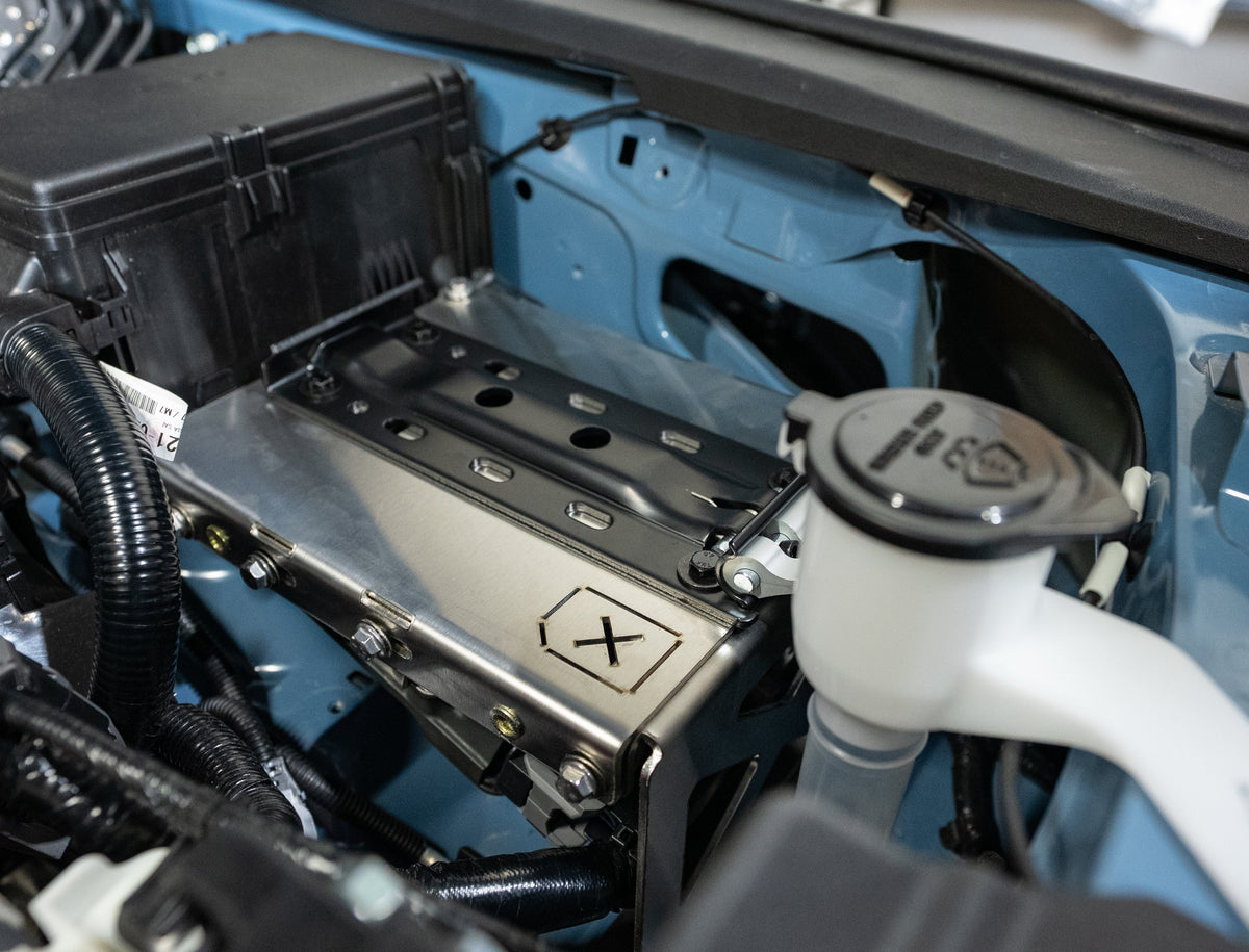 KRAVE - ARB Twin Brushless Compressor Mount | Stainless Steel | 24+ Tacoma, Land Cruiser, 25+ 4Runner