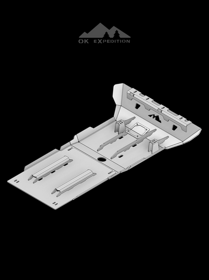 FJ Cruiser Expedition Skid Plates ('10 to '14 Non-KDSS) - by OK Expedition