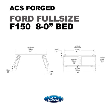 ACS Forged Bed Rack for Ford Trucks - by Leitner Designs
