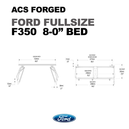 ACS Forged Bed Rack for Ford Trucks - by Leitner Designs