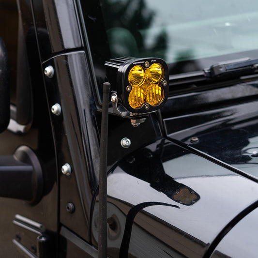 Squadron Pro Black LED Auxiliary Light Pod Pair - by Baja Designs