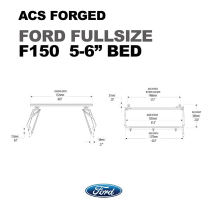 ACS Forged Bed Rack for Ford Trucks - by Leitner Designs