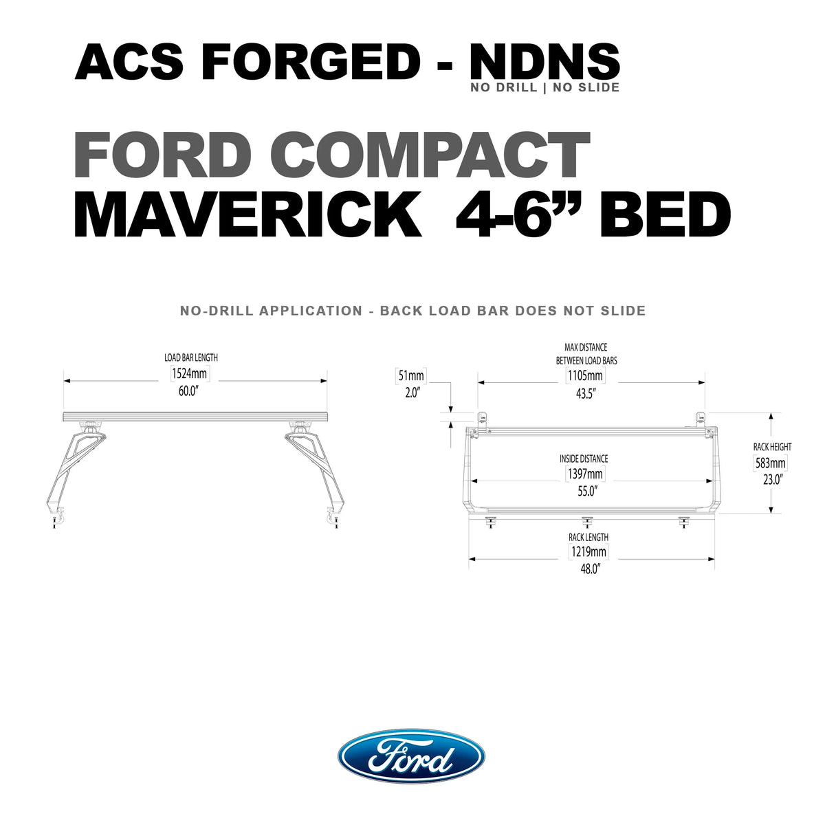 Active Cargo System - Forged No Drill - Ford - by Leitner Designs