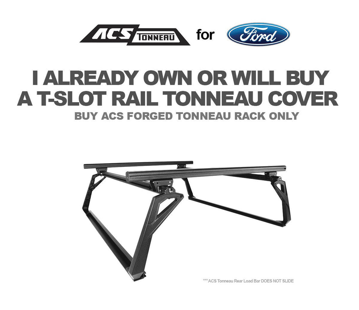 ACS Forged Tonneau - Rack Only - Ford - by Leitner Designs