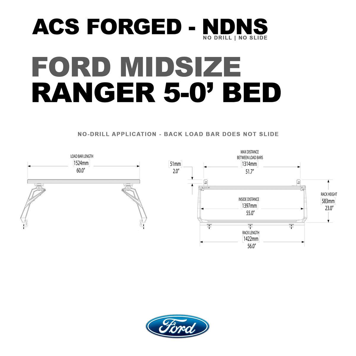 Active Cargo System - Forged No Drill - Ford - by Leitner Designs