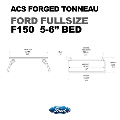 ACS Forged Tonneau - Rails Only - Ford - by Leitner Designs