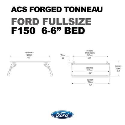 ACS Forged Tonneau - Rack Only - Ford - by Leitner Designs