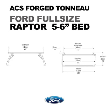ACS Forged Tonneau - Rails Only - Ford - by Leitner Designs