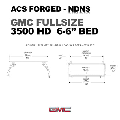 Active Cargo System - Forged No Drill - GMC - by Leitner Designs