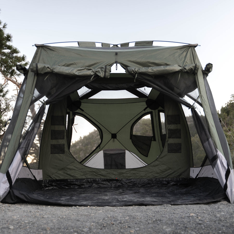 T4 TANDEM (PLUS) Hub Tent with Screen Room - by Gazelle Tents