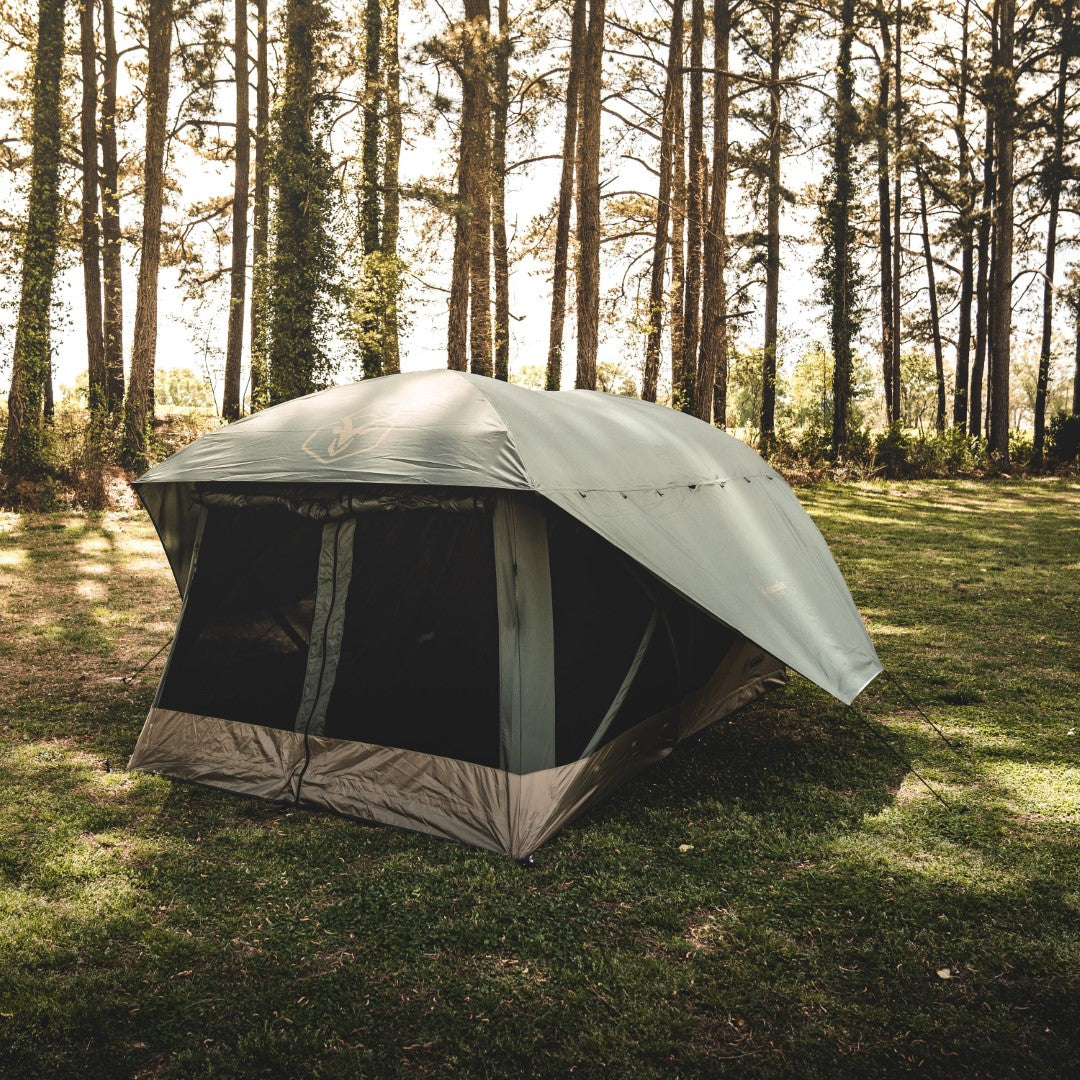 T4 PLUS OVERLAND Hub Tent with Screen Room - by Gazelle Tents