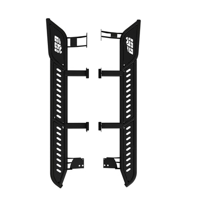 GX550 Overland Kickout Rock Sliders - by CBI Off Road