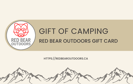 Gift of Camping - Red Bear Outdoors Gift Card