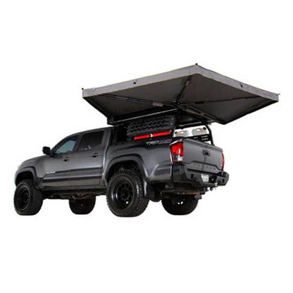 HD Nomadic 270 LTE Awning Dark Gray with Black Travel Cover Universal - by Overland Vehicle Systems