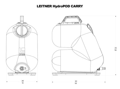 HydroPOD Carry Portable Shower Kit - by Leitner Designs