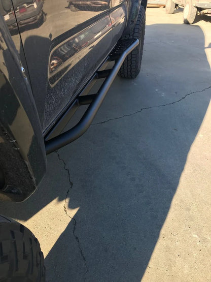 Aluminum Sliders with Rear Kick Out for 3rd Gen Tacoma -by Greenlane Offroad