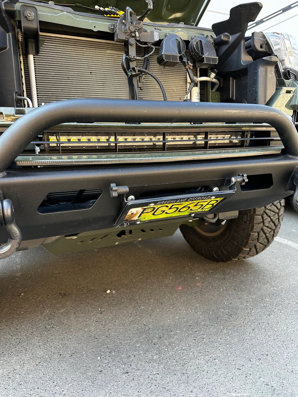 3rd Gen Tacoma Grille Light Bar Bracket - by Greenlane Offroad