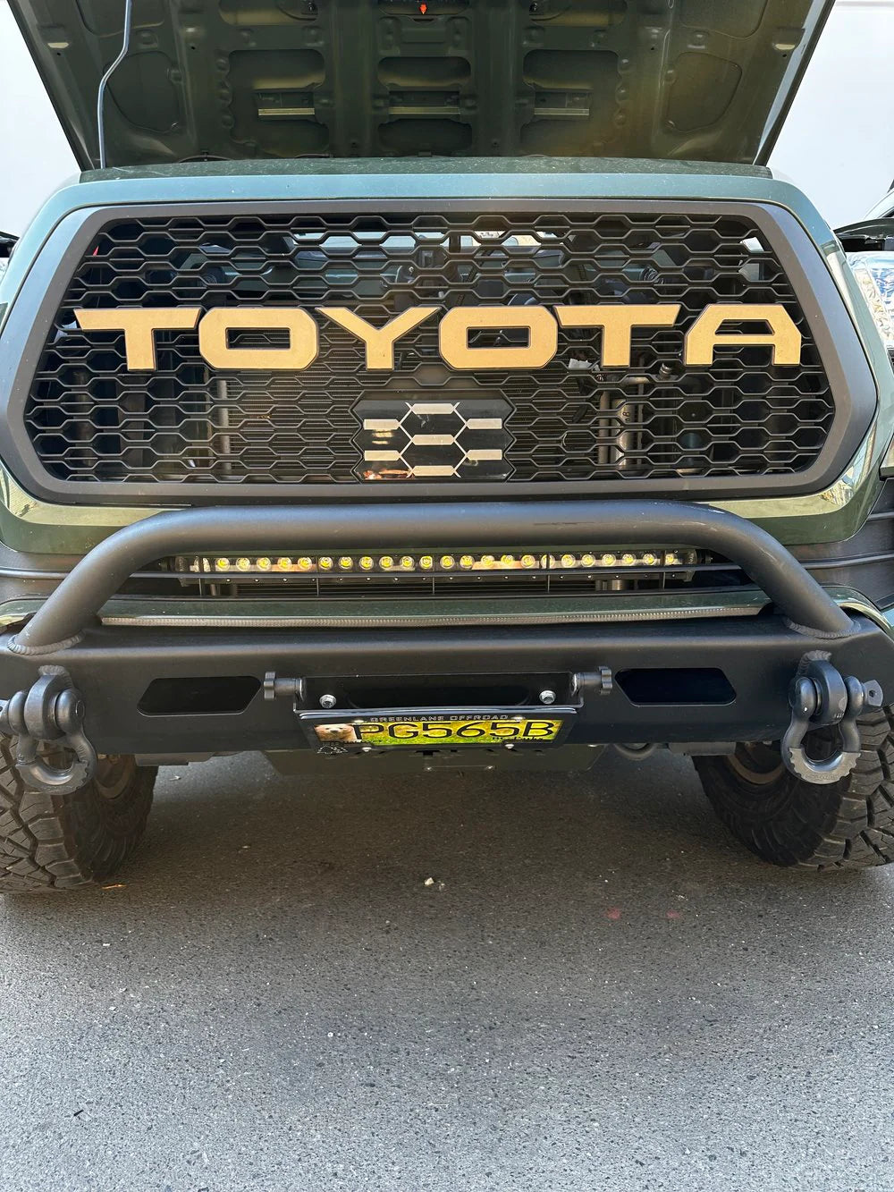 3rd Gen Tacoma Grille Light Bar Bracket - by Greenlane Offroad