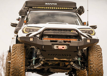 Toyota 4Runner 5th Gen (2010-2024) Hi-Lite Overland Front Bumper [PreRunner Bull Bar] - By Backwoods Adventure Mods