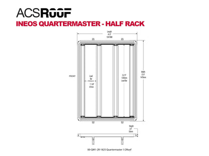 INEOS Quartermaster - ACS Roof Half Rack 2024+ - by Leitner Designs