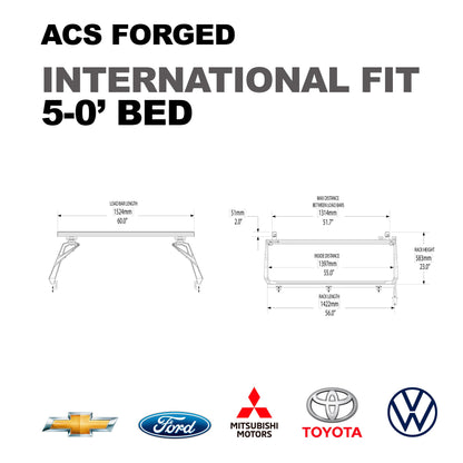 ACS Forged Bed Rack International Fitment - by Leitner Designs