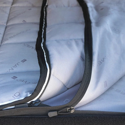 Top view of the bedding & comfort sheets