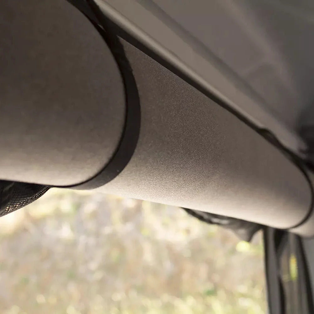 Liner thermal insulation on the door of the roof top tent