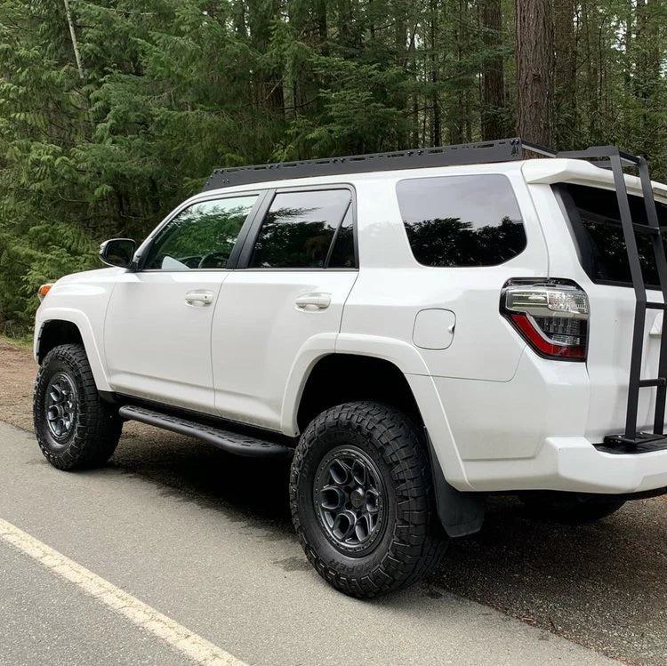 Aluminum Sliders with Rear Kick Out for 5th Gen 4Runner - by Greenlane Offroad