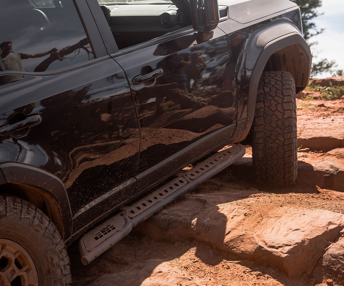GX550 Overland Kickout Rock Sliders - by CBI Off Road