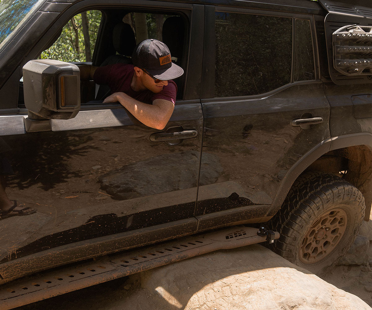 GX550 Overland Kickout Rock Sliders - by CBI Off Road