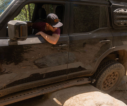GX550 Overland Kickout Rock Sliders - by CBI Off Road