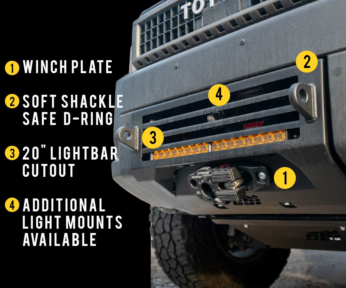 Toyota Land Cruiser 250 Series Covert Front Bumper (2024 – Current) - by CBI