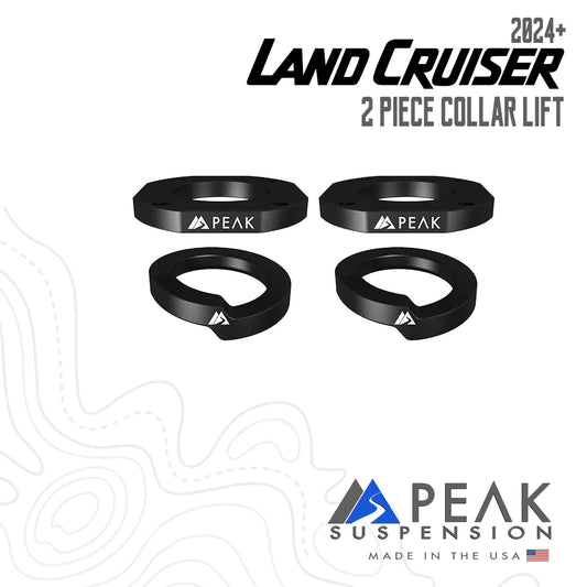 2 Piece Collar Lift for 2024+ Land Cruiser - by Peak Suspension