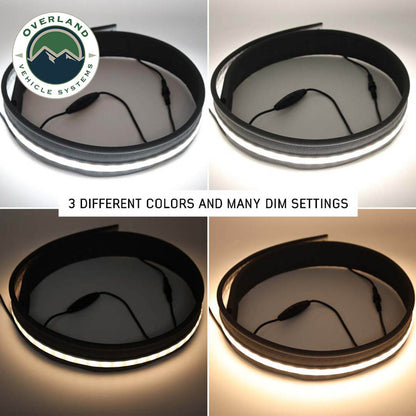 Flexible 47" LED Light with Dimmer - by Overland Vehicle Systems