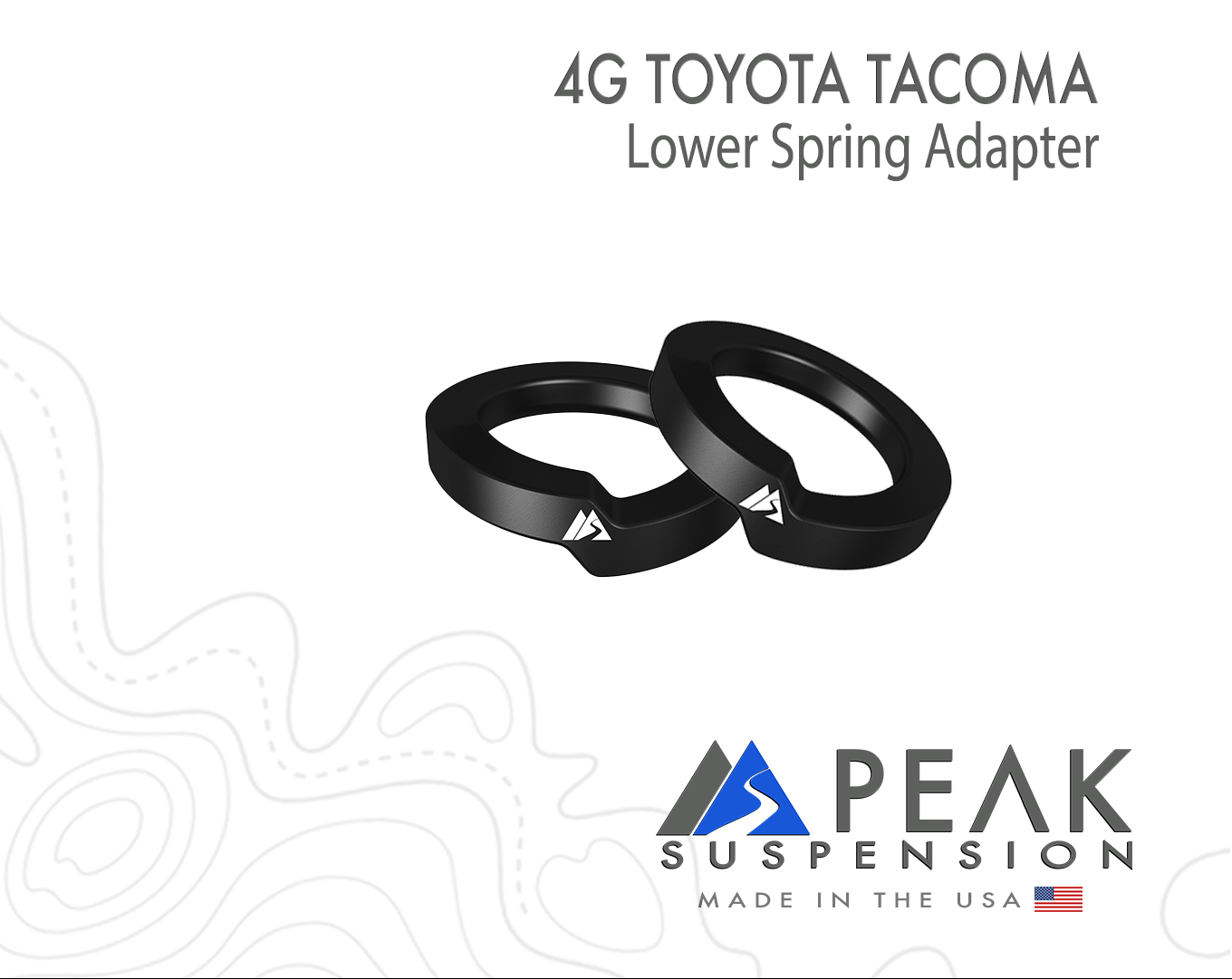 Lower Spring Adapter for 2024+ Tacoma - by Peak Suspension