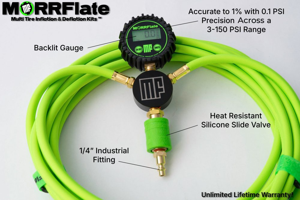 MORRFlate MegaQuad (4 Tire, Up to 200″ Wheelbase) with built-in Gauge