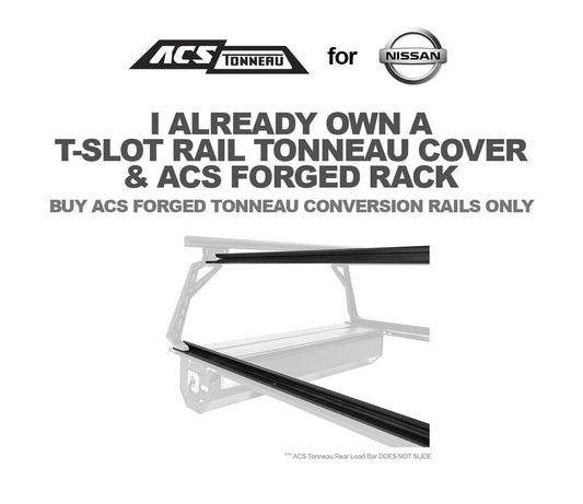 ACS Forged Tonneau - Rails Only - Nissan - by Leitner Designs