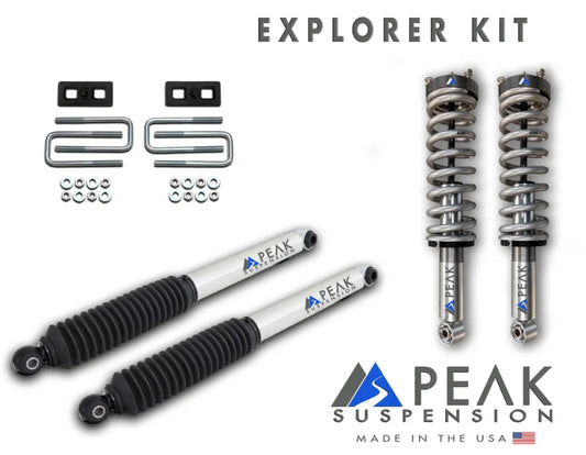 2.0 Explorer Kit With Blocks and Diff Drop 2015+ Colorado and Canyon - by Peak Suspension