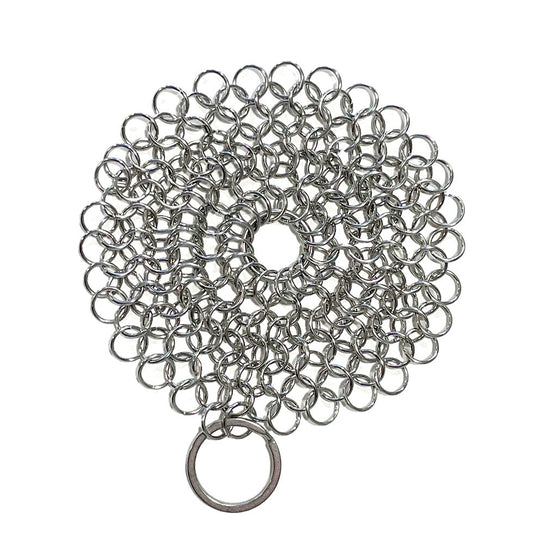 Stainless Steel Chainmail Pan Scrubber - by Agawa