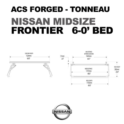 ACS Forged Tonneau - Rack Only - Nissan - by Leitner Designs