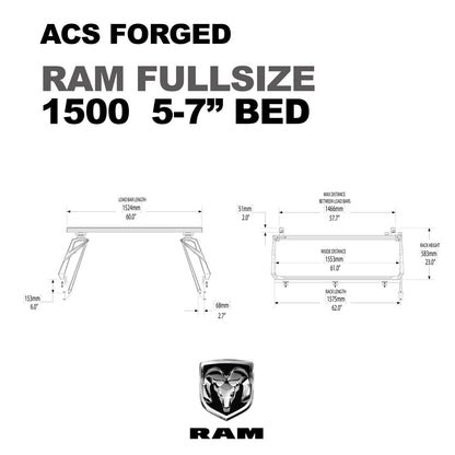 ACS Forged Bed Rack for RAM Trucks - by Leitner Designs