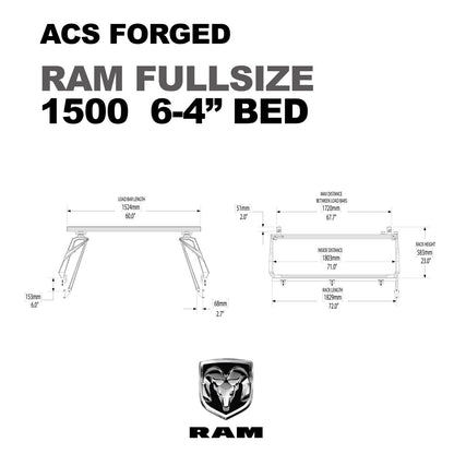 ACS Forged Bed Rack for RAM Trucks - by Leitner Designs