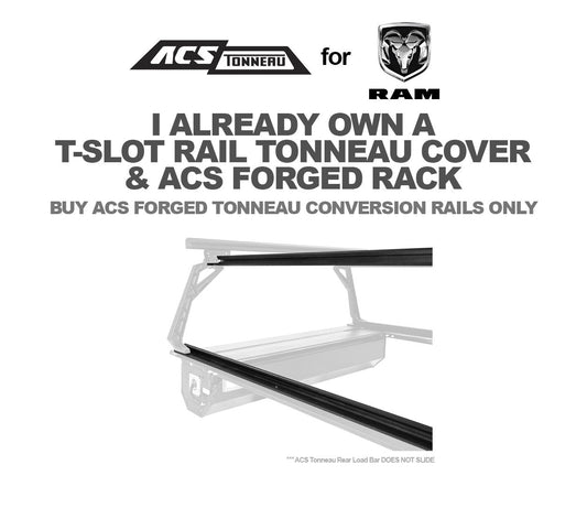 ACS Forged Tonneau - Rails Only - RAM - by Leitner Designs