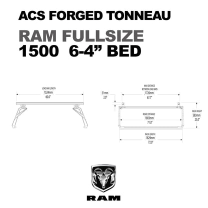 ACS Forged Tonneau - Rack Only - RAM - by Leitner Designs