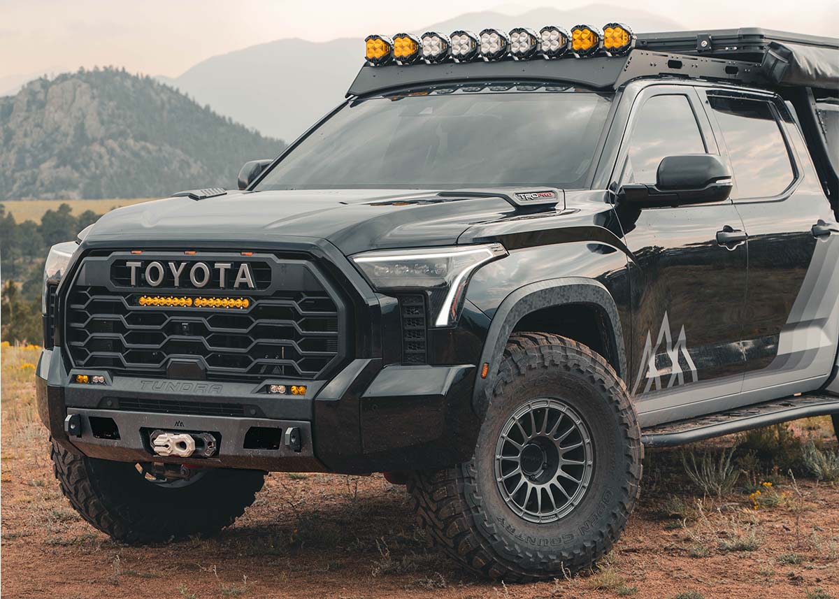 Toyota Tundra 3rd Gen (2022+) Scout Front Bumper - By Backwoods Adventure Mods