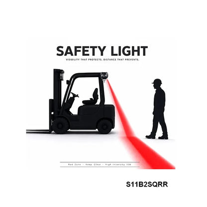 Forklift Safety Light Red Zone - by BrightSource