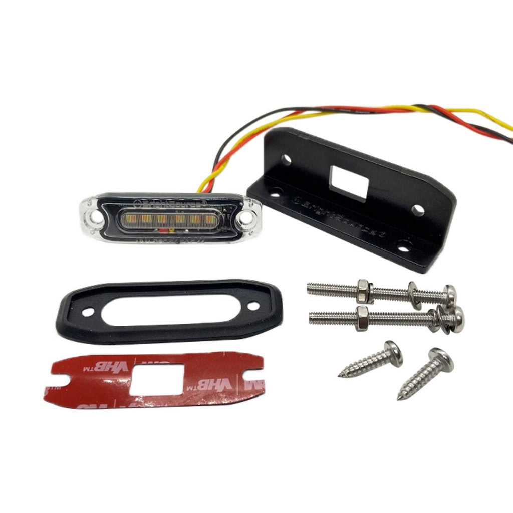 Amber / White Raptor Style LED Marker Light - By BrightSource