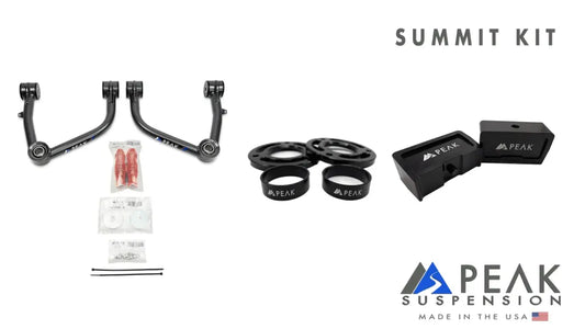 Summit Lift Kit for 2019+ Silverado ZR2/Sierra AT4X - by Peak Suspension SKU: